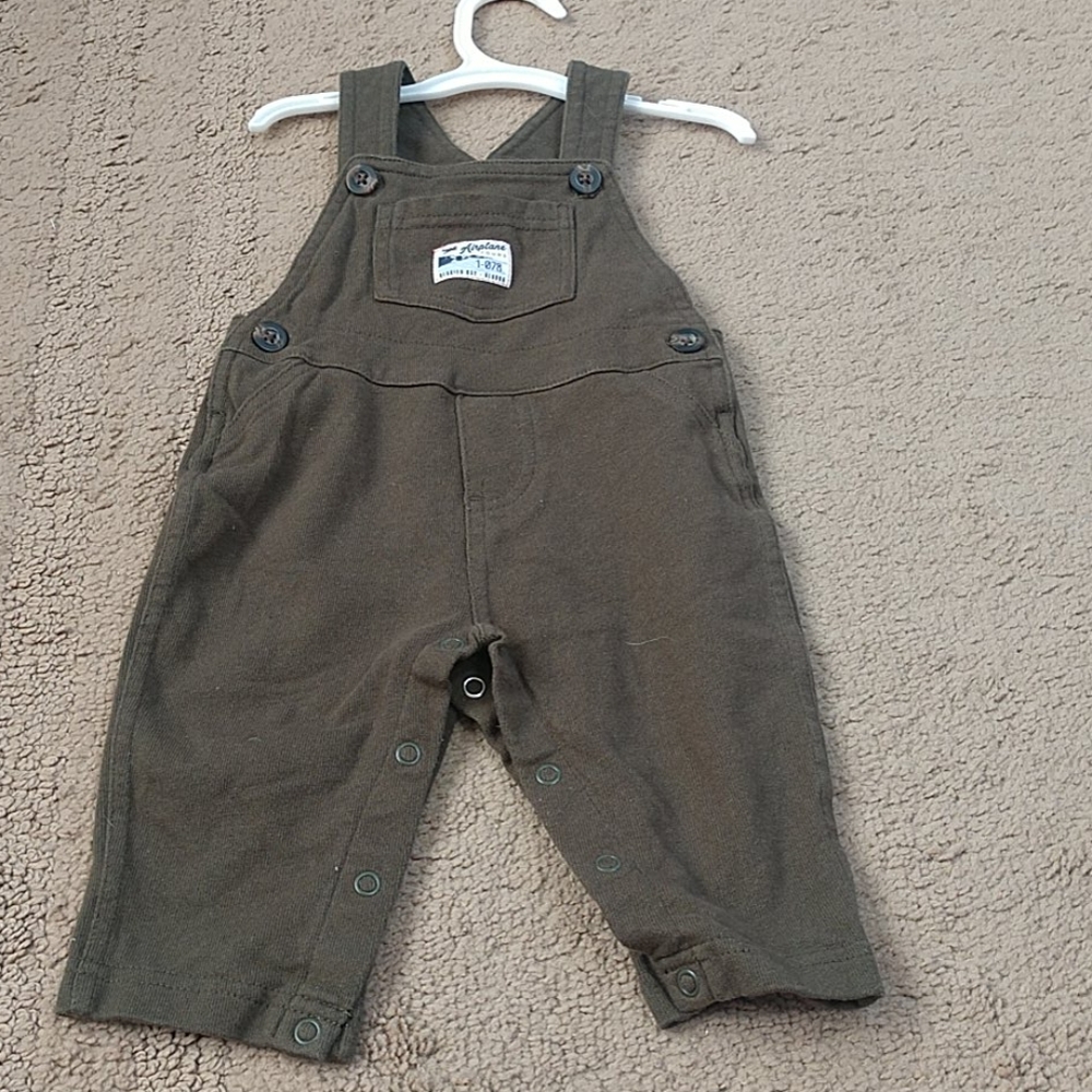Olive green overalls